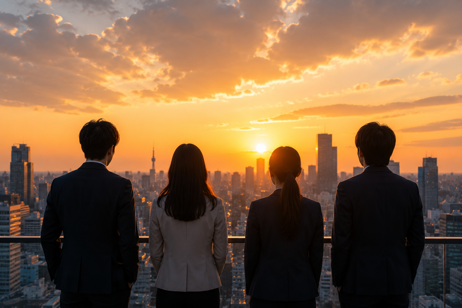 未来へ挑戦する若者たち